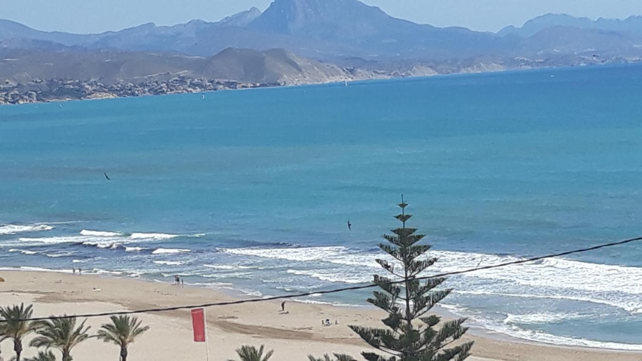 Exclusif Appartement En 1Er Ligne, Vue Imprenable, Piscine, Parking Prive A Playa Mucha Vista, Alicante El Campello Exterior foto